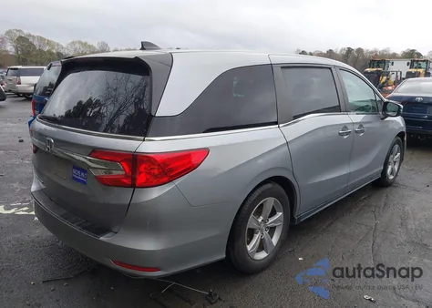 2018 Honda Odyssey Ex from USA, damaged, VIN 5FNRL6H54JB100512